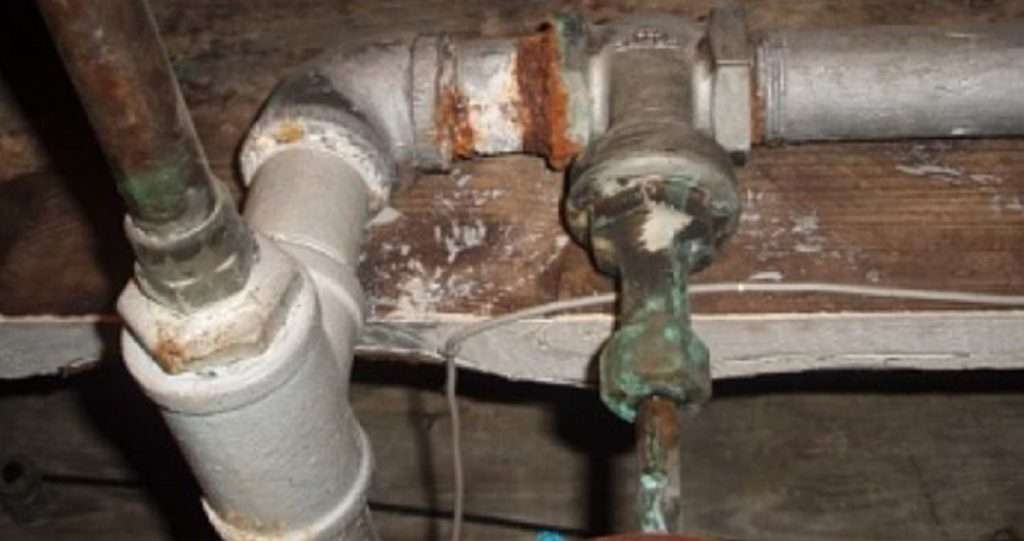 Old leaky pipes