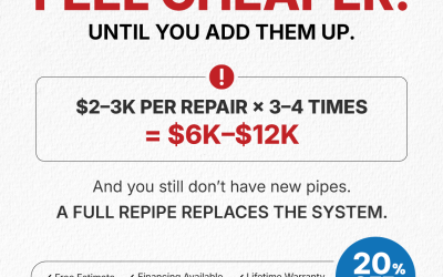 Why Homeowners Choose to Repipe Instead of Overpaying for Repairs