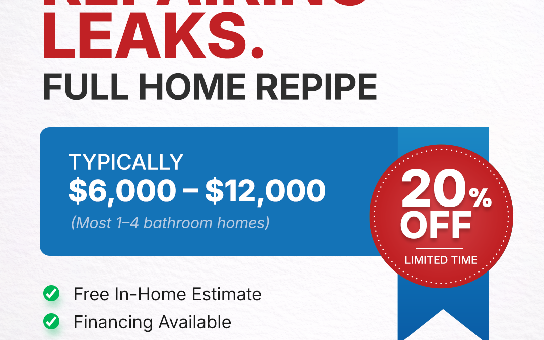How Much Does a Whole House Repipe Cost in Orange County?