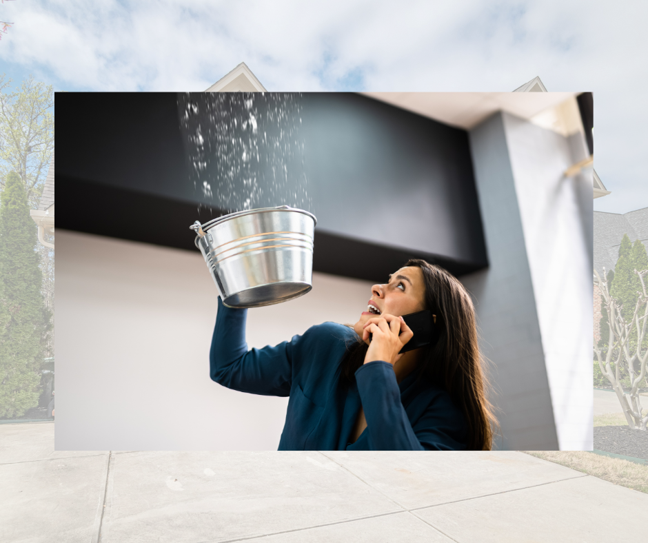 Homeowner calling for help during ceiling pipe leak — Creative Repipe Orange County what to do when you have a leak