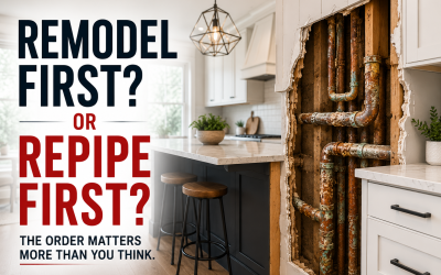 Should You Repipe Before Remodeling? Why the Order Matters More Than You Think