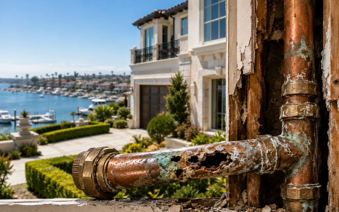 Newport Beach Has Beautiful Homes — And Some of the Most Overlooked Pipe Problems in Orange County