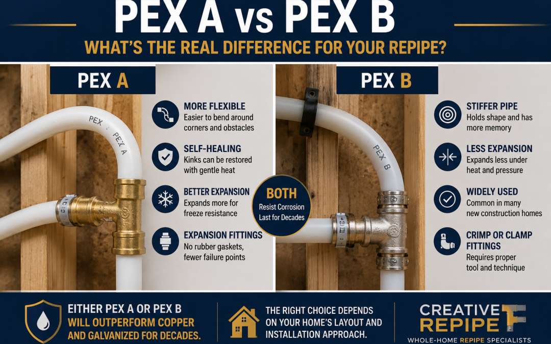 PEX A vs PEX B: What Is the Real Difference for Your Repipe?