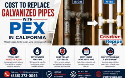 How Much Does It Cost to Replace Galvanized Pipes With PEX in California?