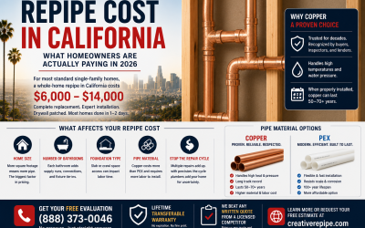 Repipe Cost in California: What Homeowners Are Actually Paying in 2026