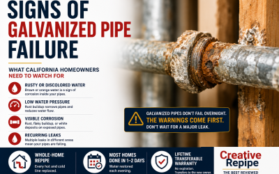 Signs of Galvanized Pipe Failure: What California Homeowners Need to Watch For