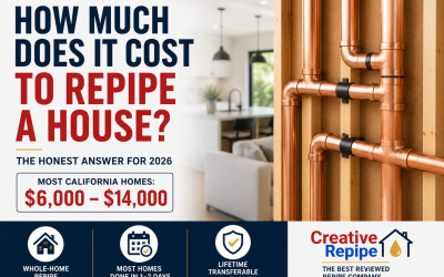 How Much Does It Cost to Repipe a House? The Honest Answer for 2026