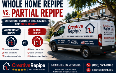 Whole Home Repipe vs Partial Repipe: Which One Actually Makes Sense for Your Home?