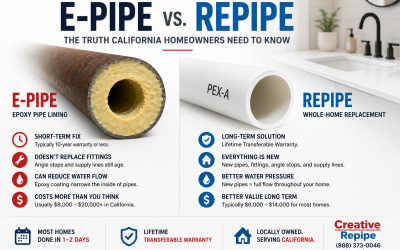 E-Pipe vs Repipe: The Truth About Epoxy Pipe Lining California Homeowners Need to Know