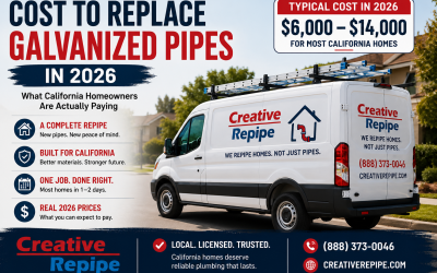Cost to Replace Galvanized Pipes in 2026: What California Homeowners Are Actually Paying