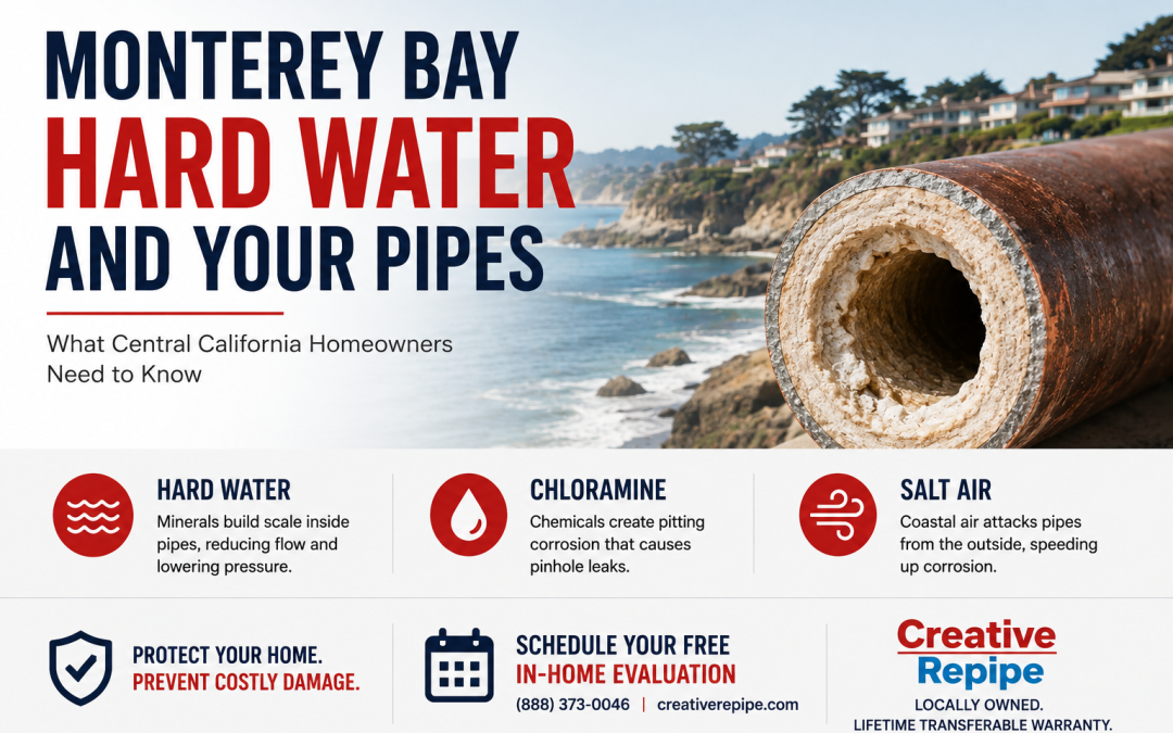 Monterey Bay Hard Water and Your Pipes: What Central California Homeowners Need to Know