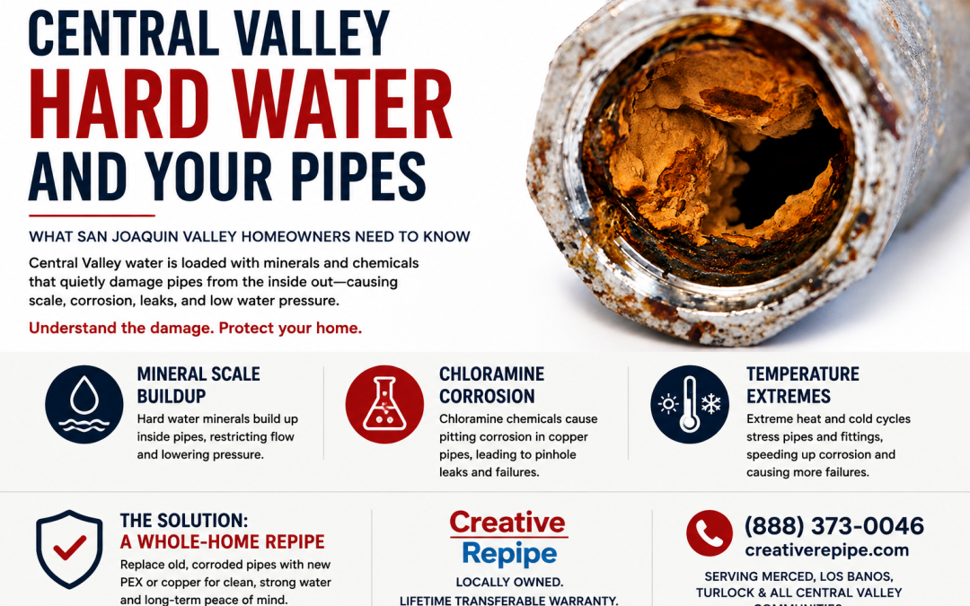Central Valley Hard Water and Your Pipes: What San Joaquin Valley Homeowners Need to Know