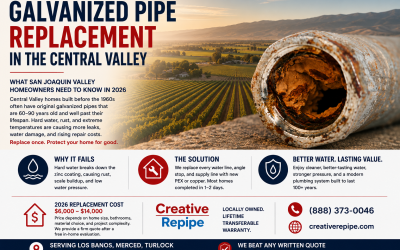 Galvanized Pipe Replacement Central Valley | 2026 Guide