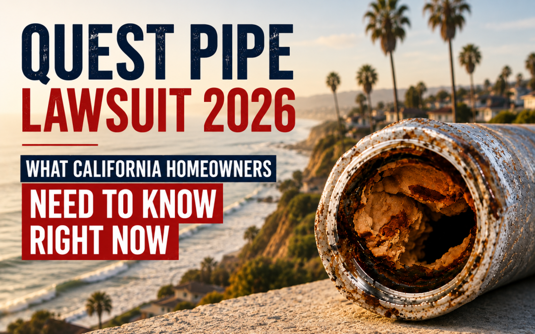 Quest Pipe Lawsuit 2026: What California Homeowners Need to Know Right Now