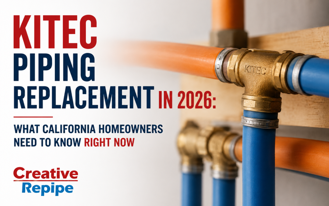 Kitec Piping Replacement in 2026: What California Homeowners Need to Know Right Now