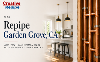 Repipe Garden Grove CA: Why Post-War Homes Here Face an Urgent Pipe Problem