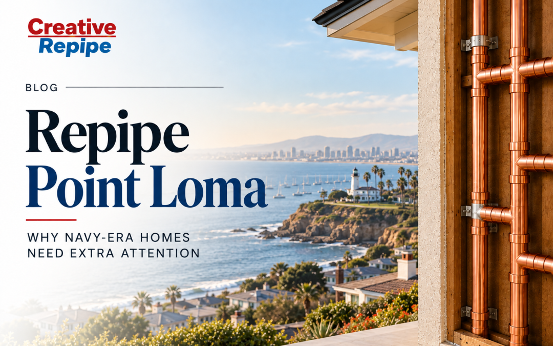 Repipe Point Loma: Why Navy-Era Homes Need Extra Attention