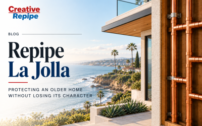 Repipe La Jolla: Protecting an Older Home Without Losing Its Character