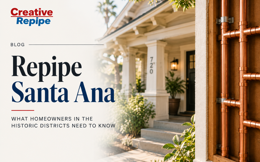 Repipe Santa Ana: What Homeowners in the Historic Districts Need to Know