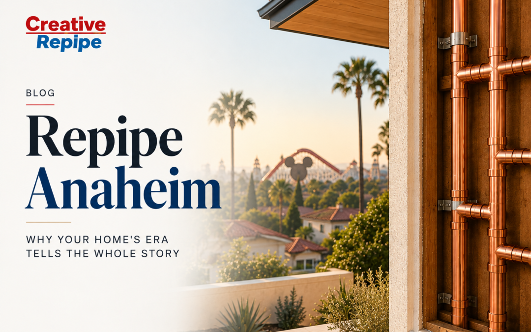 Repipe Anaheim: Why Your Home’s Era Tells the Whole Story