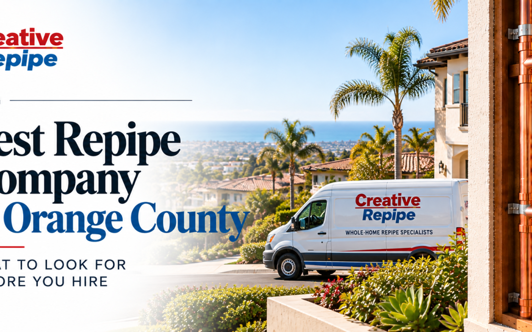How to Find the Best Repipe Company in Orange County