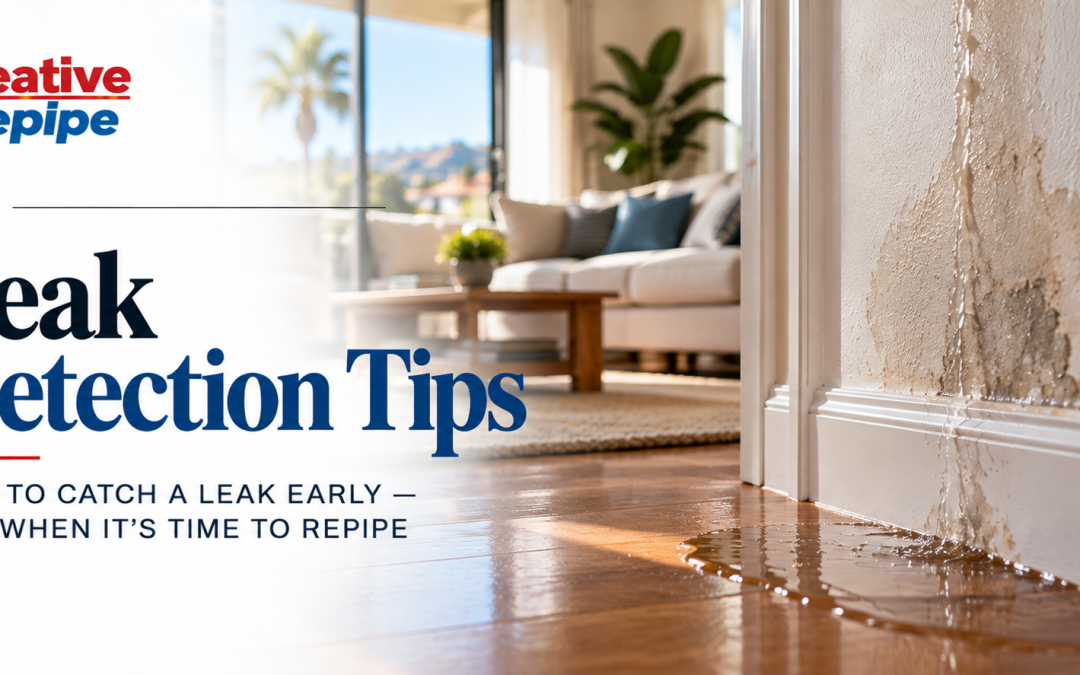 Leak Detection Tips: How to Catch a Leak Early — and When It’s Time to Repipe