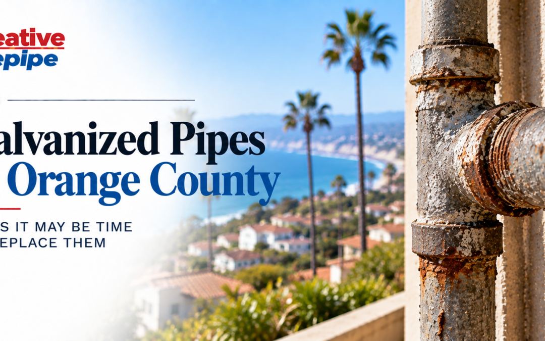 Galvanized Pipes in Orange County: Signs It May Be Time to Replace Them