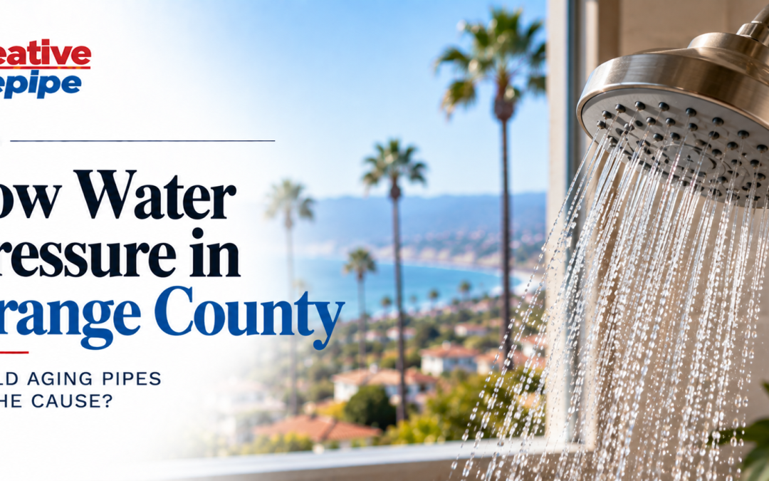 Low Water Pressure in Orange County: Could Aging Pipes Be the Cause?