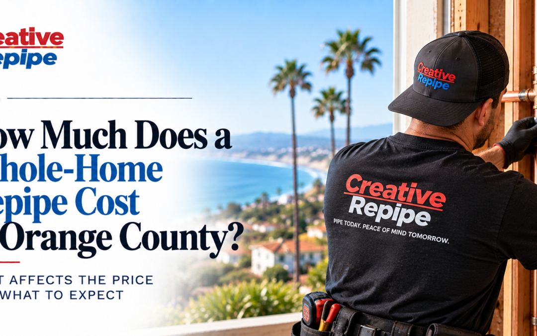 How Much Does a Whole-Home Repipe Cost in Orange County?