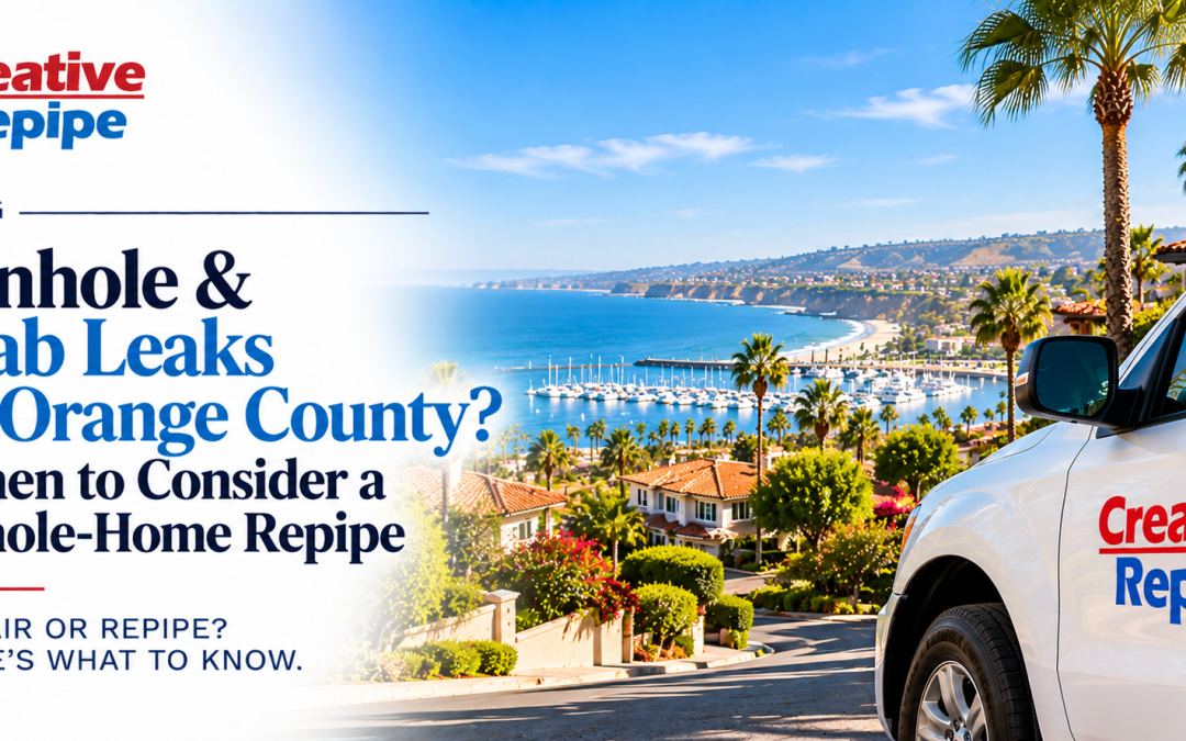 Pinhole & Slab Leaks in Orange County? When to Consider a Whole-Home Repipe