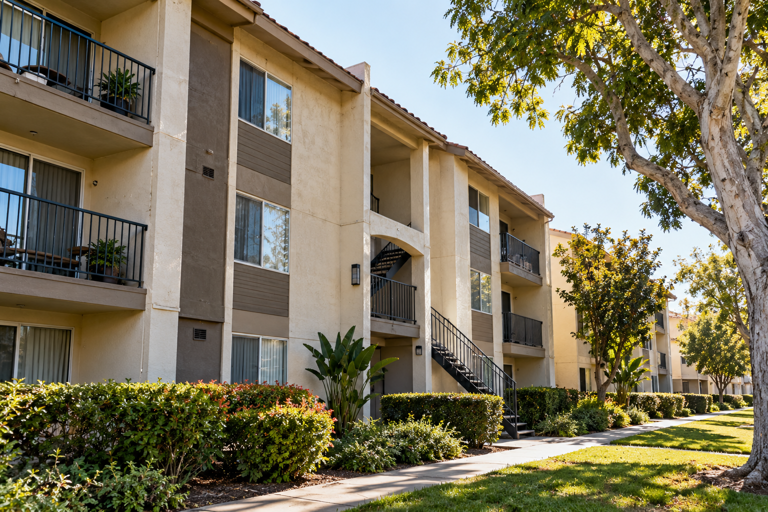 Multifamily apartment property in California, illustrating what investors should inspect when buying a multifamily property with old plumbing pipes.